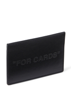 حافظة بطاقات محفورة بعبارة "For Cards"
